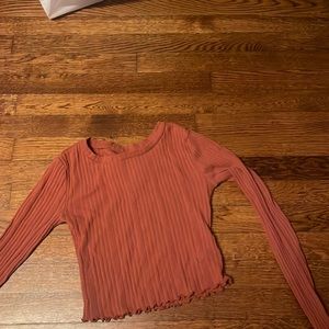 long sleeve high neck shirt